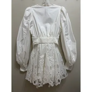 Acler Vicount Dress Embroidered Eyelet Dress Ivory White Size 6 NWT NEW thumbnail 5