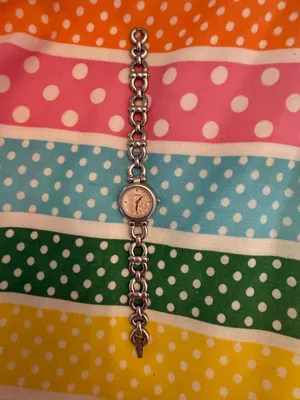 Coach Womens Neo Vintage Y2K Watch Rounded Bezel Pink Face Stainless Steel thumbnail 2