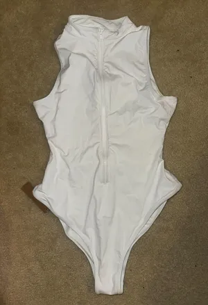 SKIMS Signature Swim Zip Front Sleeveless One Piece Swimsuit thumbnail 4