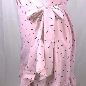 Petalroz dress faux wrap dusty rose & black Size S NWT Price is Firm thumbnail 6