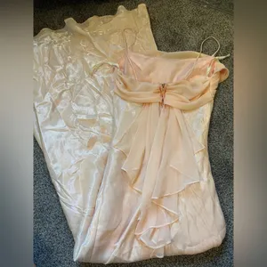 Vintage Pink Maxi Dress Size XS thumbnail 6
