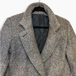 Jill Jr Vintage Tweed Overcoat Brown Multicolor ILGWU Union Made Long Coat Med thumbnail 6