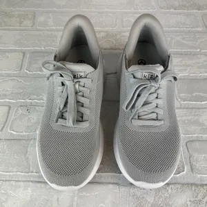 Kizik Athens Sneakers Gray Hands Free Slip On Womens 8 Mens 6.5 Lace Up Comfort thumbnail 8