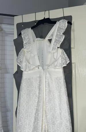 Gianni Bini White Eyelet Romper thumbnail 2