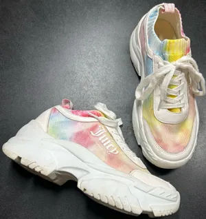 Juicy Couture Size 7.5 JC-Clarity Chunky Pastel Tie Dye Fashion Sneakers thumbnail 1