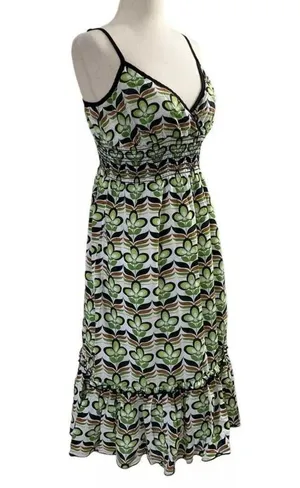 Bisou Bisou Women Size 8 Sundress Adjustable Strap Green | 13-420 thumbnail 2