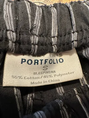 Men’s Perry Ellis PJ pants Black thumbnail 4