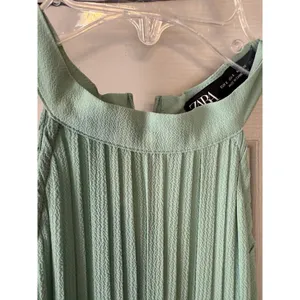 Zara Sea Green‎ Pleated Halter Neck Jumpsuit Size Small thumbnail 6