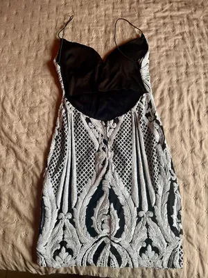 Black And White Bodycon Dress thumbnail 2