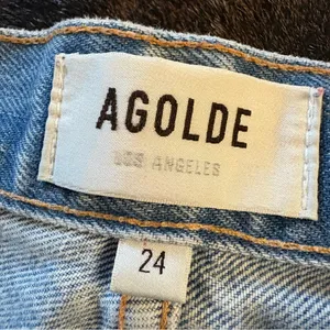 AGOLDE 90s Mid Rise Straight Relaxed‎ Distressed Jeans in Fall Out Size 24 thumbnail 5