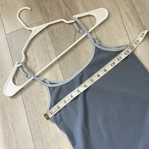 Edikted Cami Tank Top back to basics crop womens Blue (small) summer casual thumbnail 3