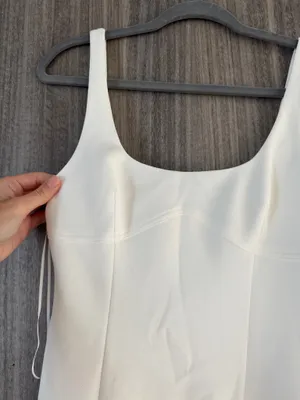 ASTR The Label White Mini Summer Dress thumbnail 2