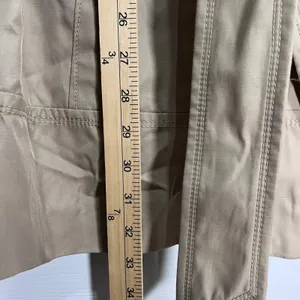 Jones New York Sport Trench Coat Removable Hood Beige Large NWT Fall Winter thumbnail 7