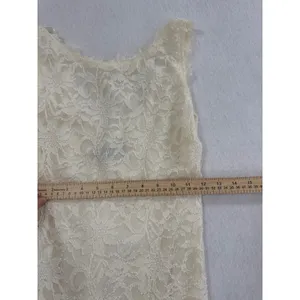 Jump Apparel Wendye Chaitin Ivory Floral Lace Sheath Dress 47464 Women Small NWT thumbnail 2