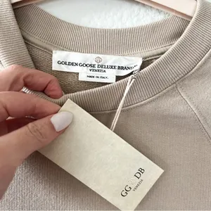 Golden Goose Floral Graphic Sweatshirt in Tan / Beige NWT thumbnail 5