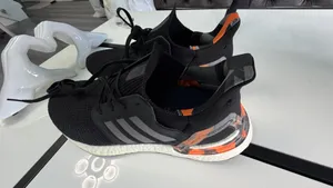 Adidas UltraBoost 20 Primeblue Black Orange Camo - Men's Size 9.5 thumbnail 12