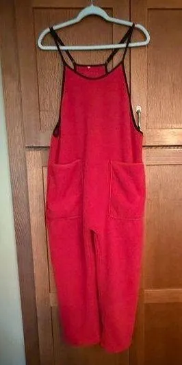 Fuzzy jumpsuit Black thumbnail 1