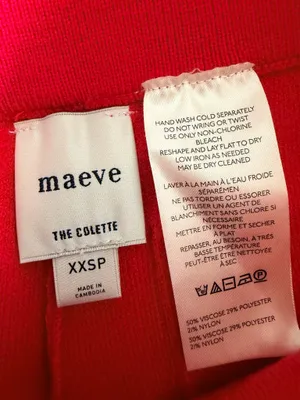 Maeve Colette Sweater Knit High-Rise Wide-Leg Cropped Pants, Size XXSP thumbnail 13