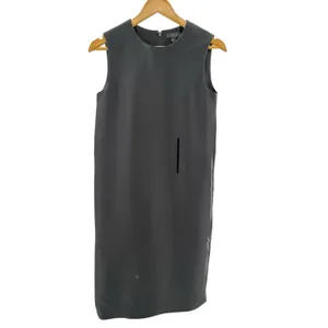 COS Black Wool Silk Blend‎ Sleeveless Shift Dress Round Neck Minimalist Size 2 thumbnail 2