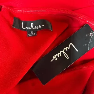 Lulu's Own the Night Red Strapless Maxi Dress Size Small NWT‎ thumbnail 10
