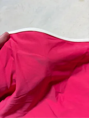 Victoria’s Secret Women’s Pink swim Skirt with White Waistband medium y2k thumbnail 6