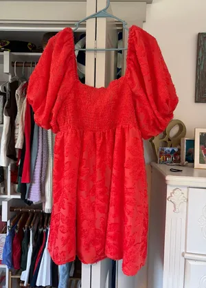 Future Collective Dress Red Size L thumbnail 2