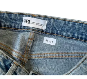 Zara Blue Denim Shorts Women Size 2 | 45-28 thumbnail 2