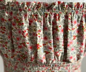 Suite Floral Ruffled Crop Top Size XS thumbnail 10