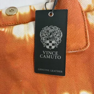 Vince Camuto Orla Tote Bag Rusty Orange Multi Tie Dye Canvas VC-ORLA-TO NEW thumbnail 3