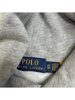 Polo Ralph Lauren Size Sx Polo Bear Hoodie Pull Over Sweatshirt Ski Bear Graph. thumbnail 2