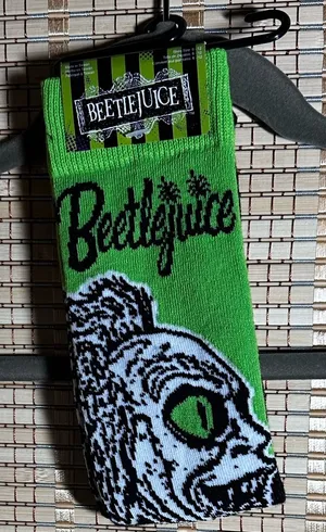 🌟3 for $21🌟 WB beetlejuiceice socks thumbnail 1