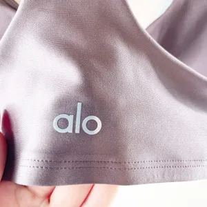Alo Airlift Advantage Racerback Sports Bra Raisinette Purple Small thumbnail 6