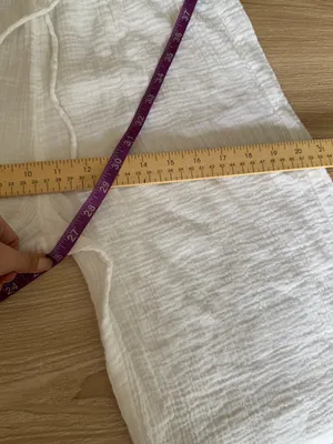 Abercrombie & Fitch XS Short White Cotton Gauze Pants Wide Leg Beach Resort thumbnail 6