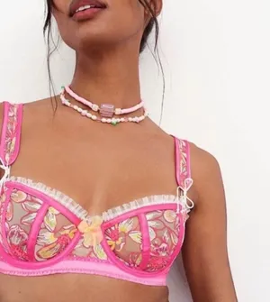 For Love and Lemons Electric Fields Brapink side XXS thumbnail 1