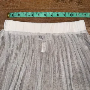 Beach Riot Briar Mesh Cover-Up Mini Skirt White Sheer Mesh Swim Coverup Dress thumbnail 10