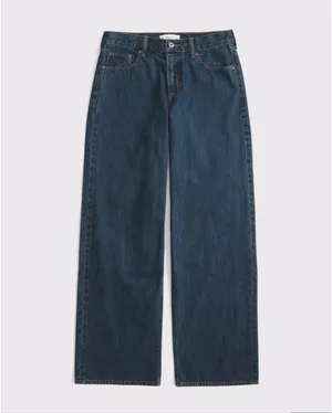 Abercrombie Curve Love Low Rise Ultra Loose Jean thumbnail 4