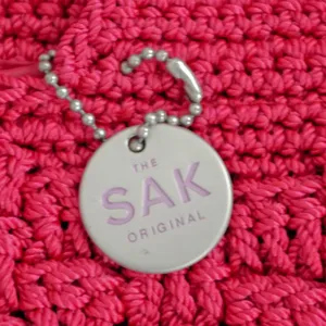 The Sak Original Red Woven Shoulder Bag Purse thumbnail 3