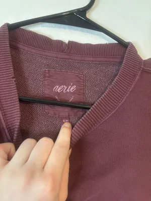Red aerie oversized crewneck thumbnail 4