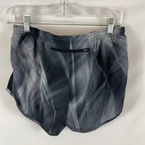 Nike Dri Fit Running Shorts grey black pattern size medium thumbnail 4