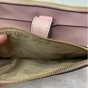 Michael Kors Pink Double Zipper Wristlet / Wallet with Phone Slot thumbnail 13