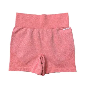 Bo+Tee Sz L Bike Shorts Oh Polly No Limits Seamless High Waisted Orange‎ Women's thumbnail 3