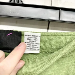 Vintage Onque‎ Casuals Pants Women Small Green Elastic Waist Drawstring Joggers thumbnail 4