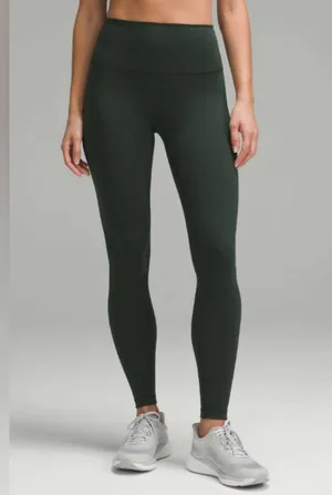 Lululemon NWT Legacy Green Wunder Train High-Rise Tights 28” Leggings Size 2 thumbnail 2