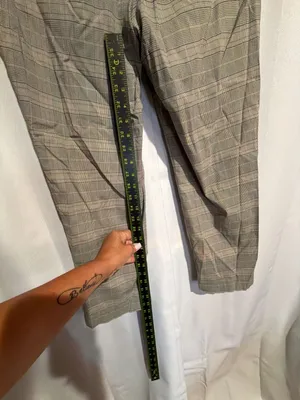 Banana Republic Stretch Women's Plaid Ankle Pants Size 6 thumbnail 5