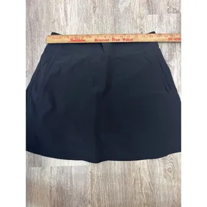 Athleta Ace Skort Black Athletic Golf Tennis Skirt with Pockets Size 8 thumbnail 7