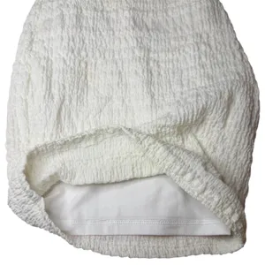 Princess Polly White Textured Ruched Mini Dress Bodycon Cottagecore Size‎ 2 thumbnail 6