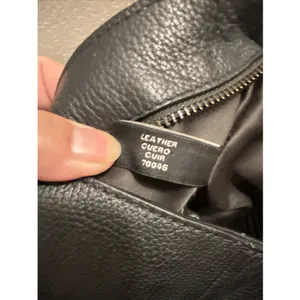 Tahari ASL Black Pebbled Leather Slouchy Hobo Shoulder Bag Adjustable Strap thumbnail 14