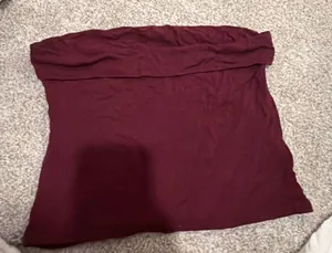 Antistar Marshalls Maroon Tube Top Red Size M thumbnail 1