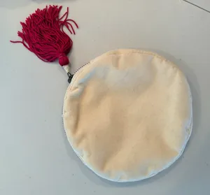 Anna Harlow Russo X Anthropologie | “R” velvet beaded bag thumbnail 6