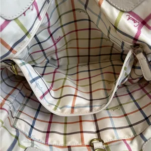 y2k COACH 2008 11791 Heritage Striped Tote Handbag thumbnail 4